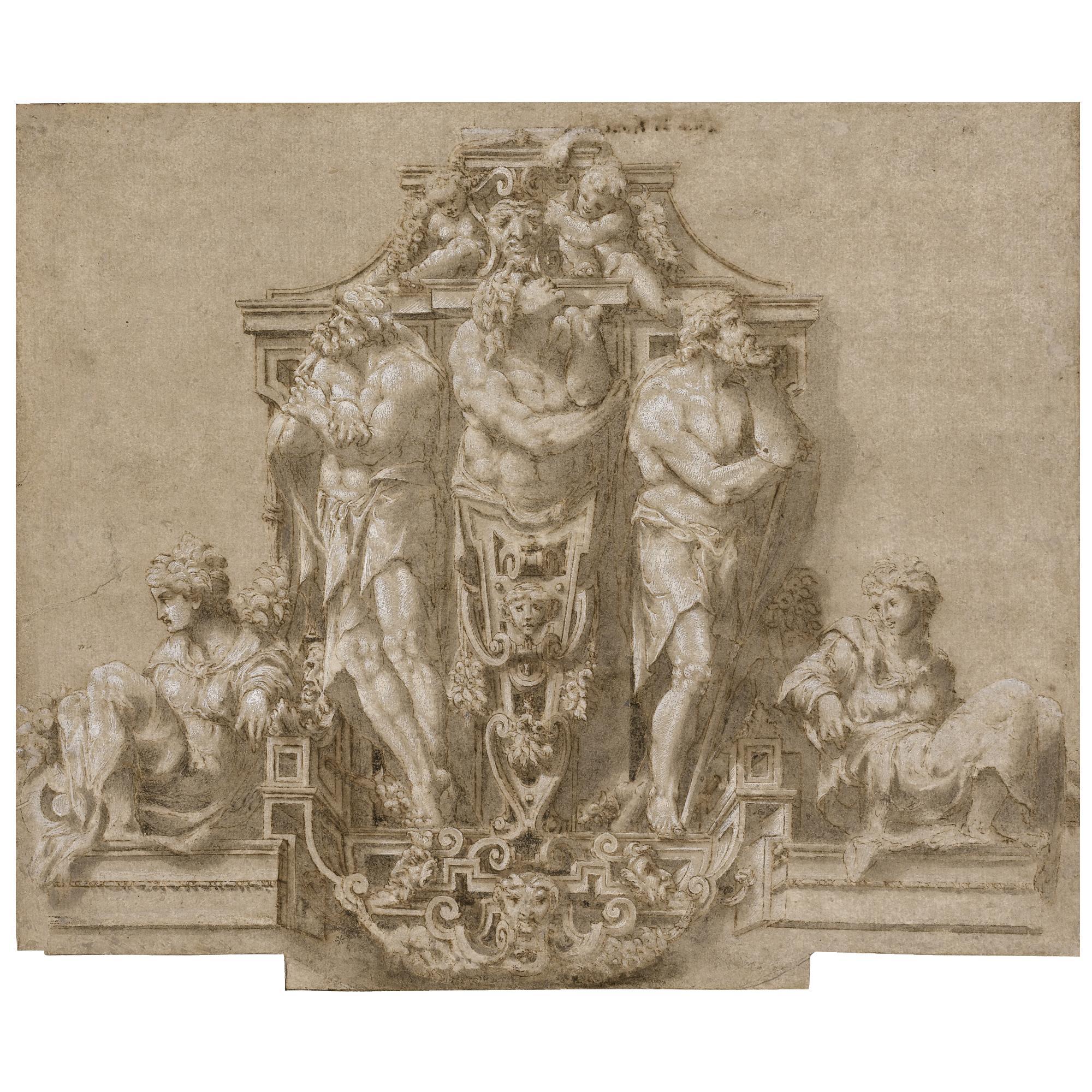 Lelio Orsi - Design For A Wall Decoration