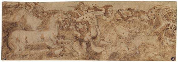 Lelio Orsi - Schlachtenszene. Studie eines Frieses