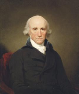 Lemuel Francis Abbott - Portrait of Warren Hastings (1732-1818), Governor-General of Bengal, half-length, in a dark blue coat and white cravat