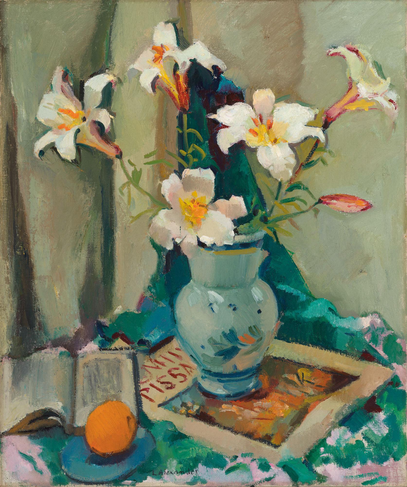 Lena Alexander - Still Life of Flowers in a Vase