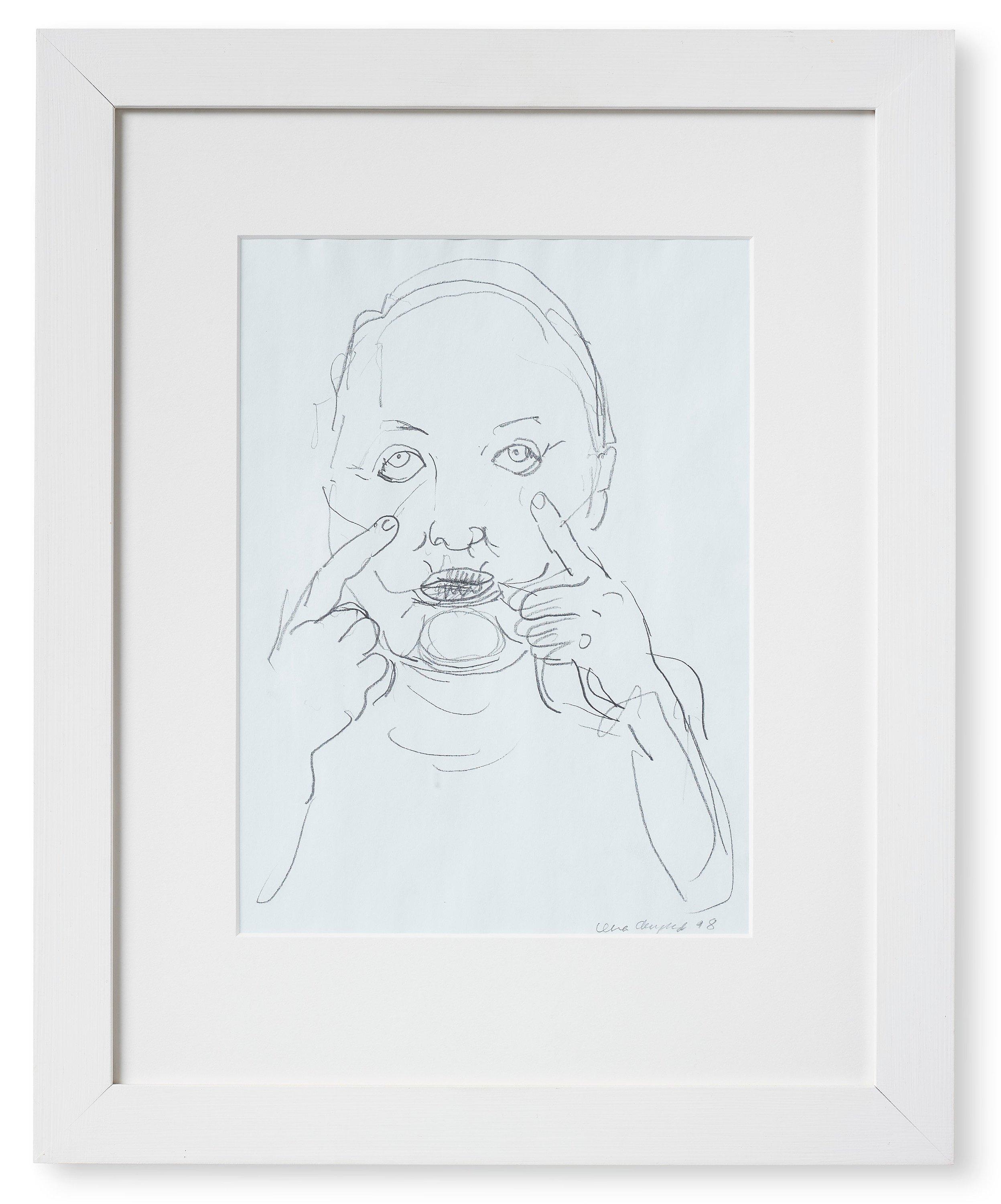 Lena Cronqvist - Self-portrait