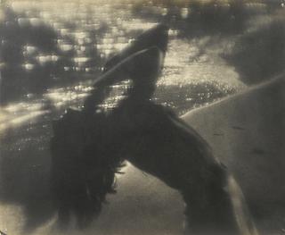 Leni Riefenstahl - Am Meer, 1935/36Vintage Silver Print, Signed In Pencil On The Reverse.