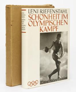 Leni Riefenstahl - Schönheit im Olympischen Kampf -- Beauty in the Olympic Games. Berlin: Deutschen Verlag, 1937.