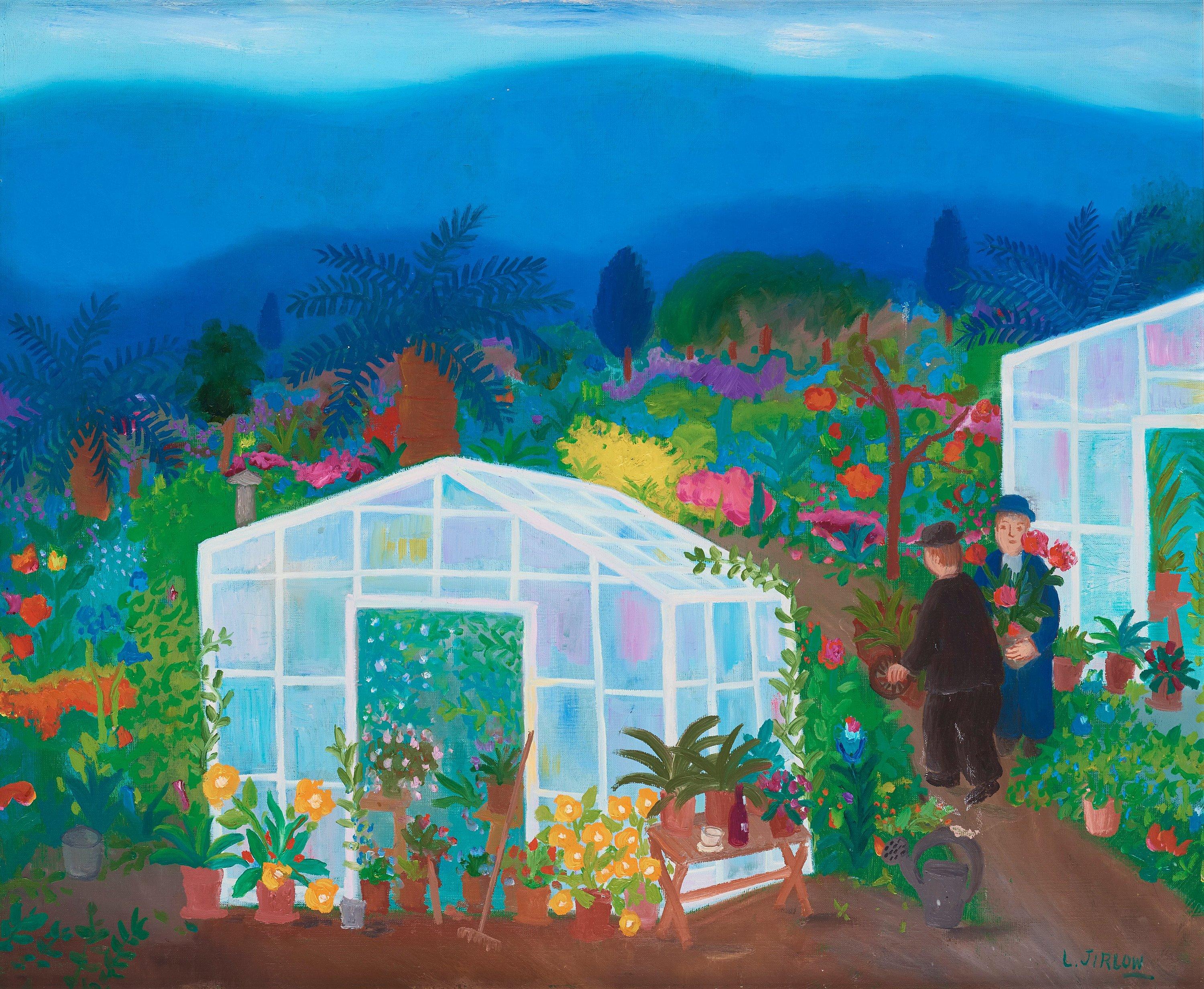 Lennart Jirlow - By the greenhouse.