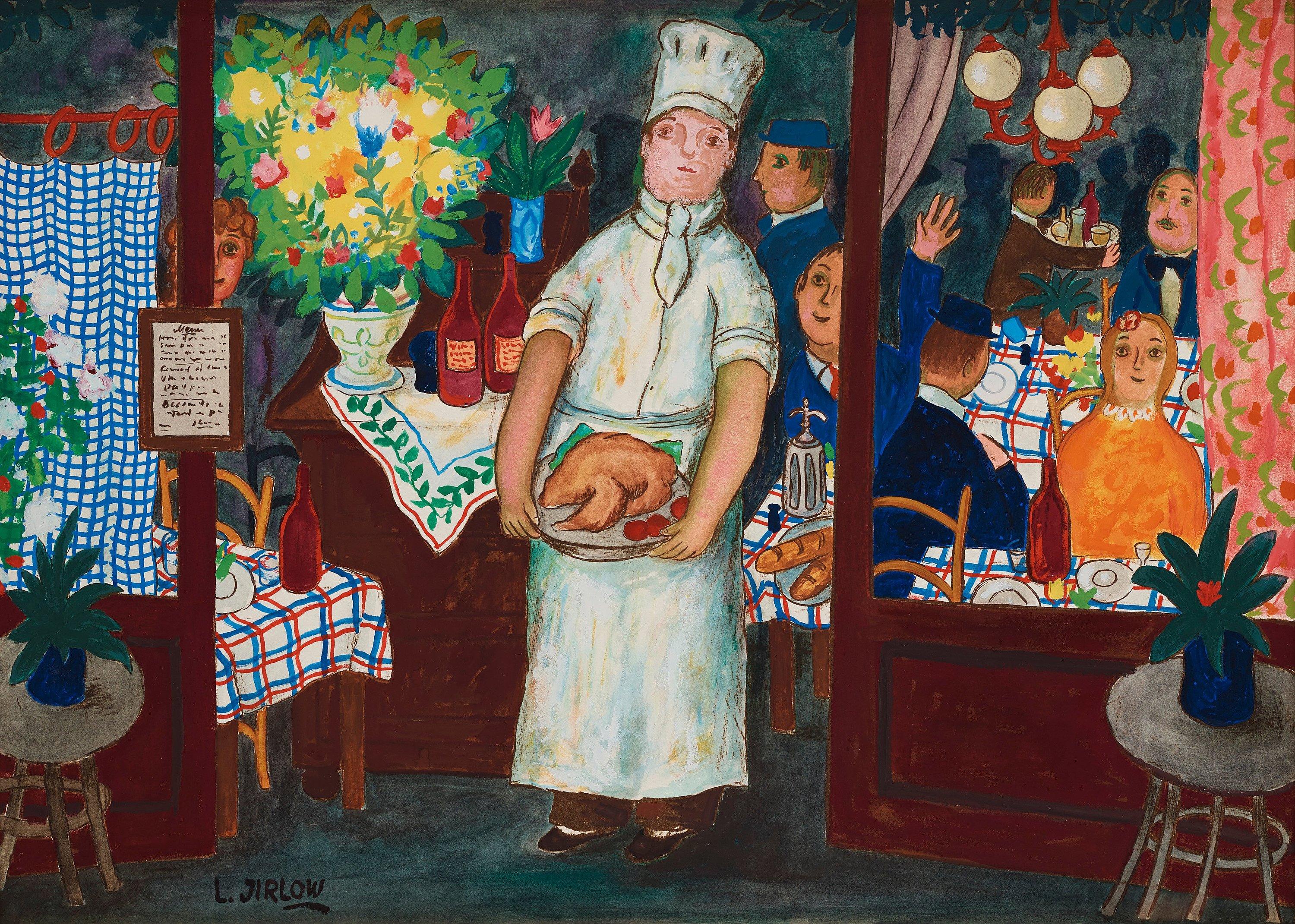 Lennart Jirlow - Chef outside the restaurant
