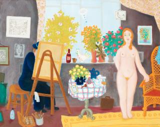 Lennart Jirlow - In the artists studio