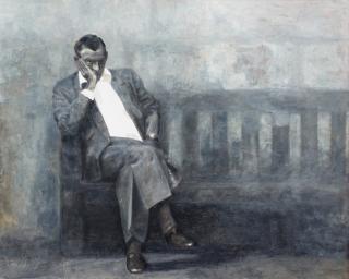Lennart Olausson - Man on a bench
