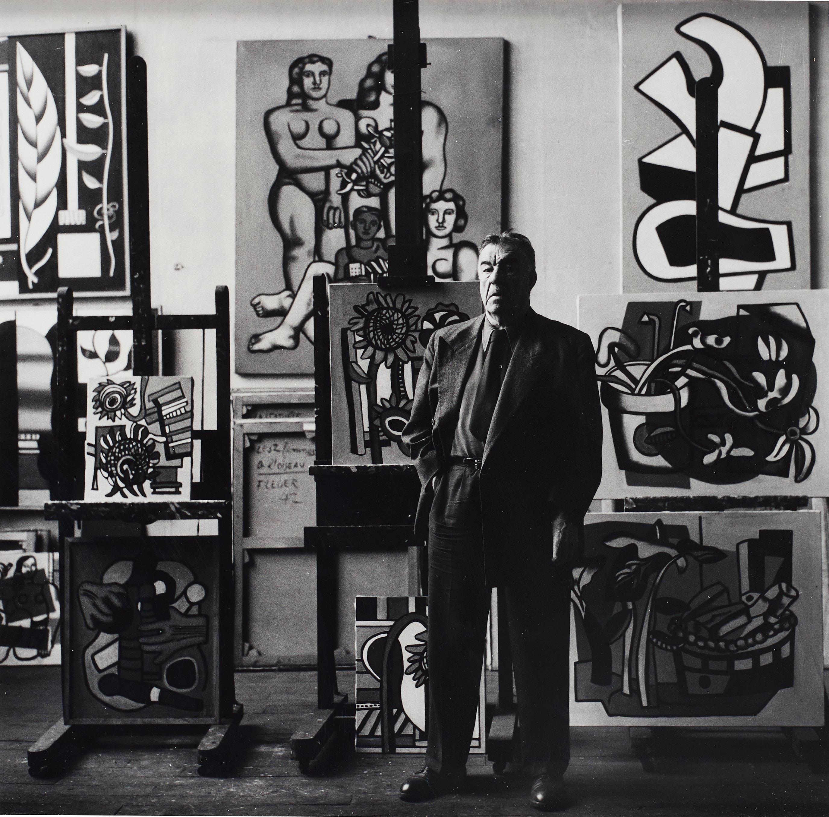 Lennart Olson - Portrait of Fernand Léger, 1954