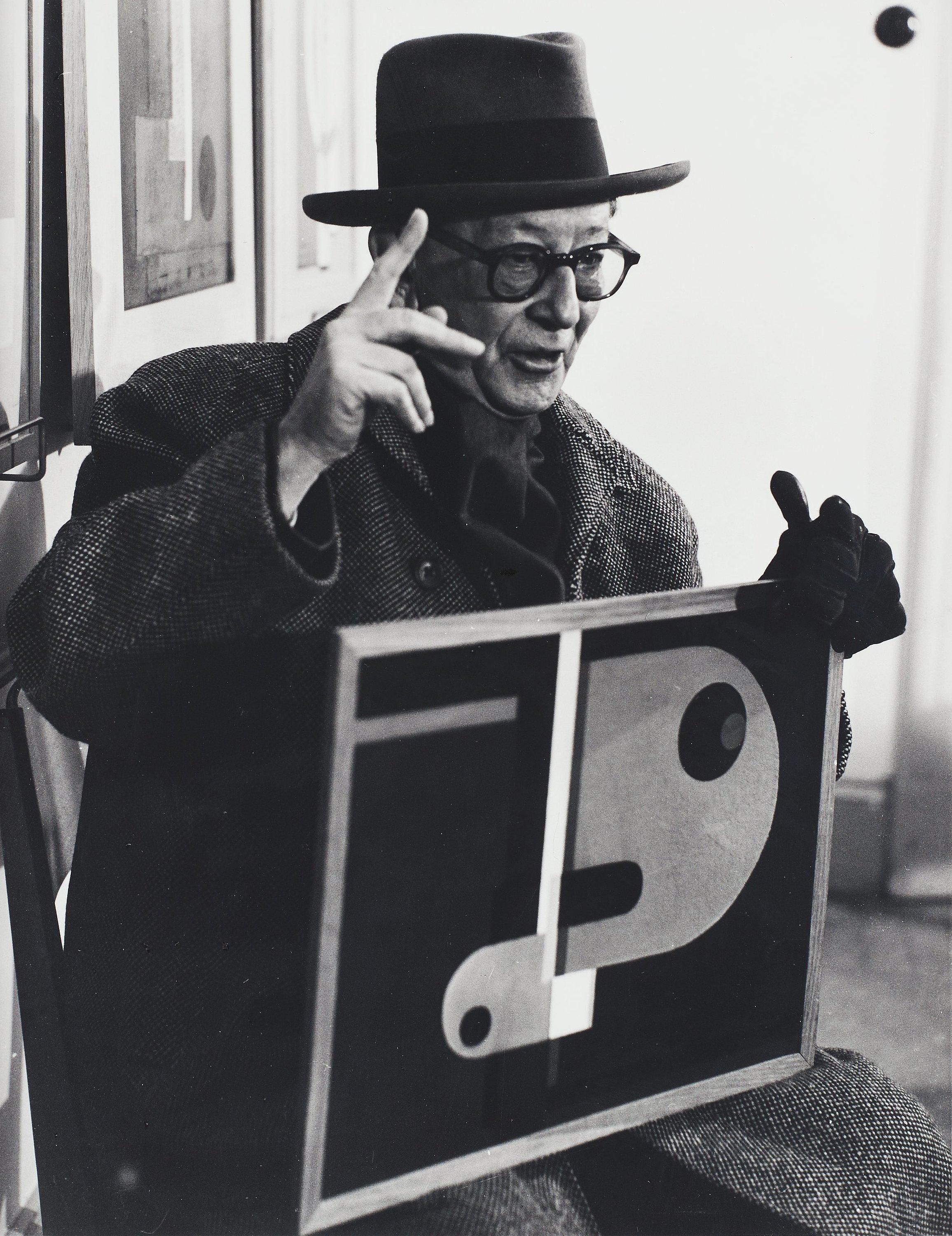 Lennart Olson - Portrait of Gösta Adrian-Nilsson, 1953.