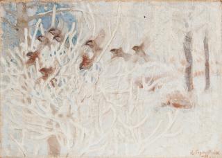 Lennart Segerstråle - Birds In A Snowy Landscape.
