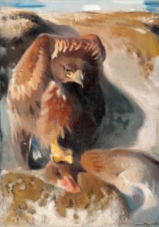 Lennart Segerstråle - Örn med byte