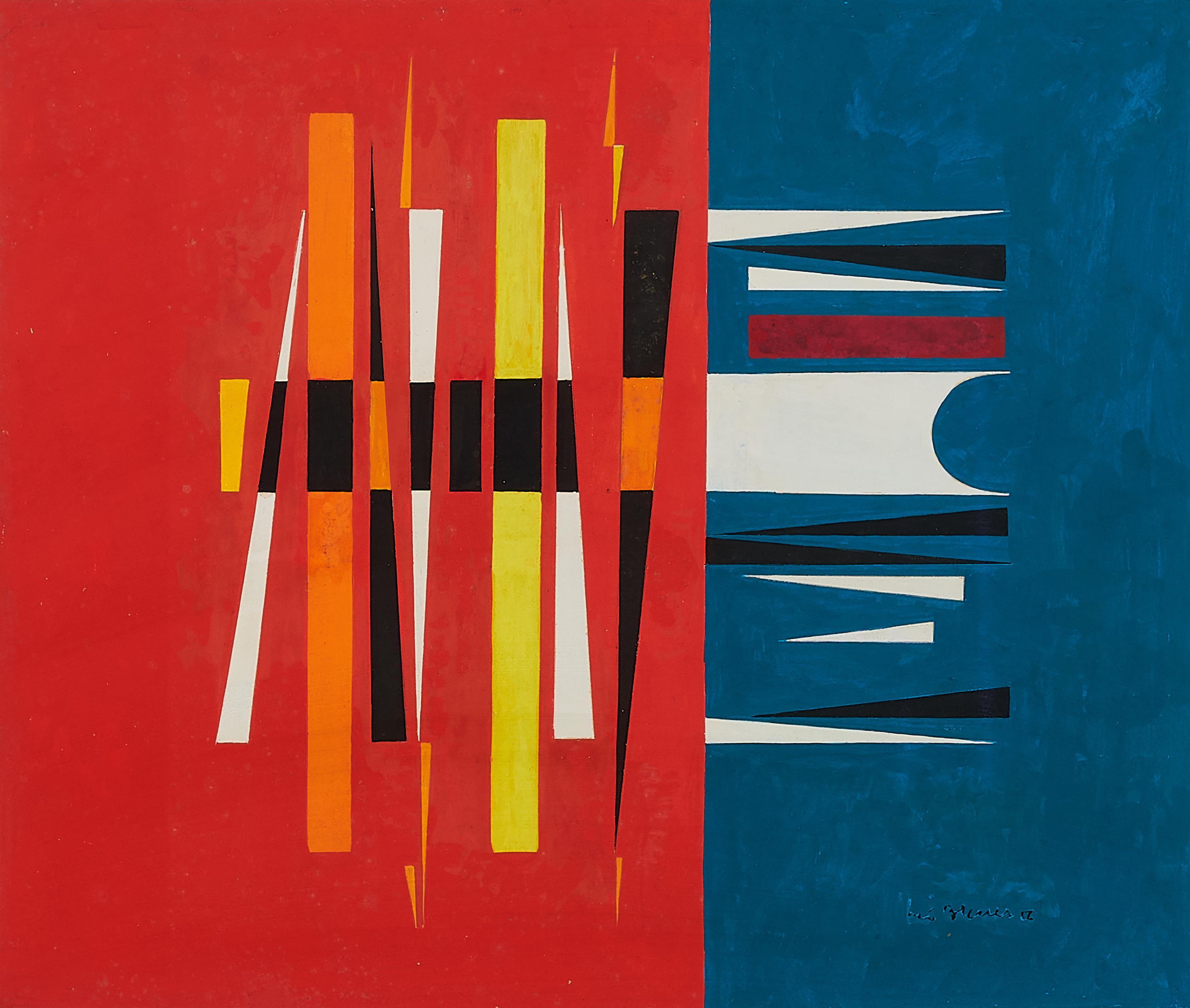 Leo Breuer - Senkrechter - waagerechter Rhythmus.