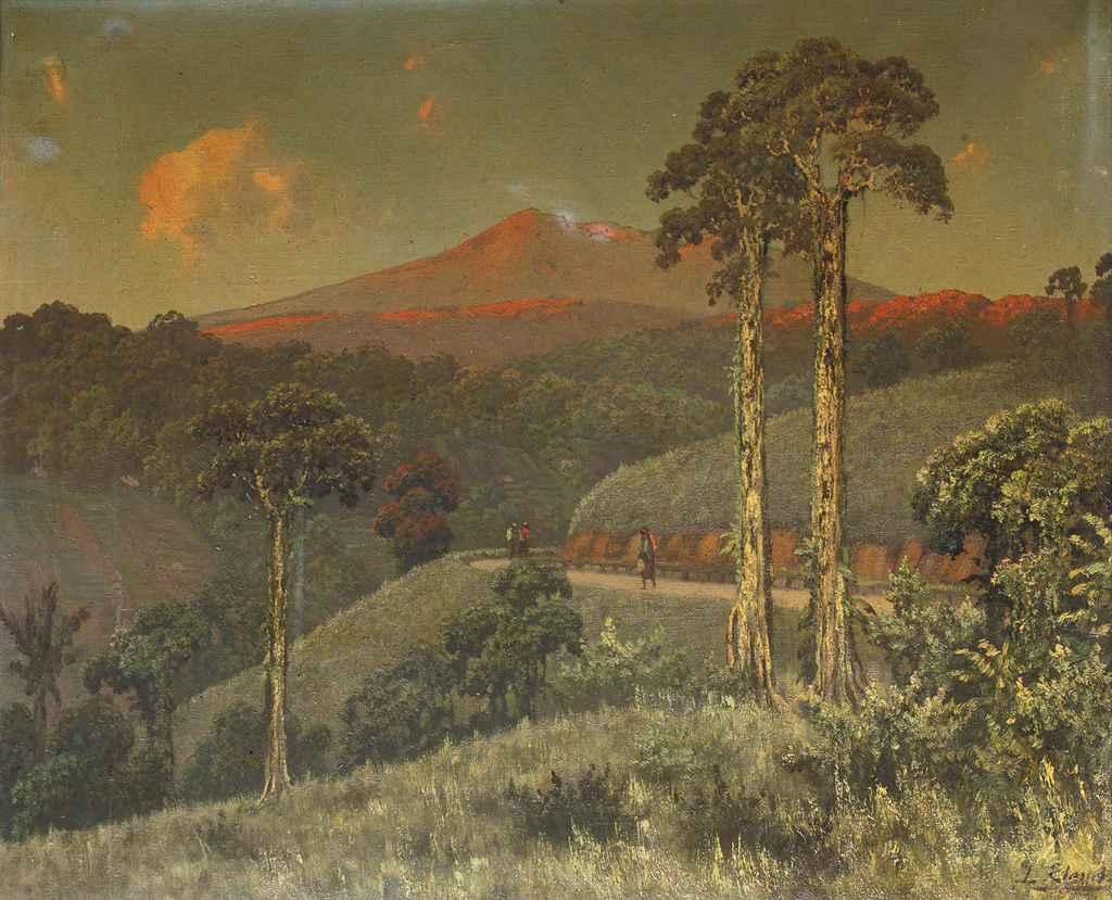 Leo Eland - Weg bij Bandar Baroe, Sumatra