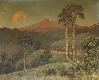 Leo Eland - Weg bij Bandar Baroe, Sumatra