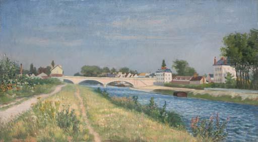 Leo Gausson - Le Pont de Pierre À Lagny-Sur-Marne