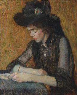 Leo Gestel - A girl reading