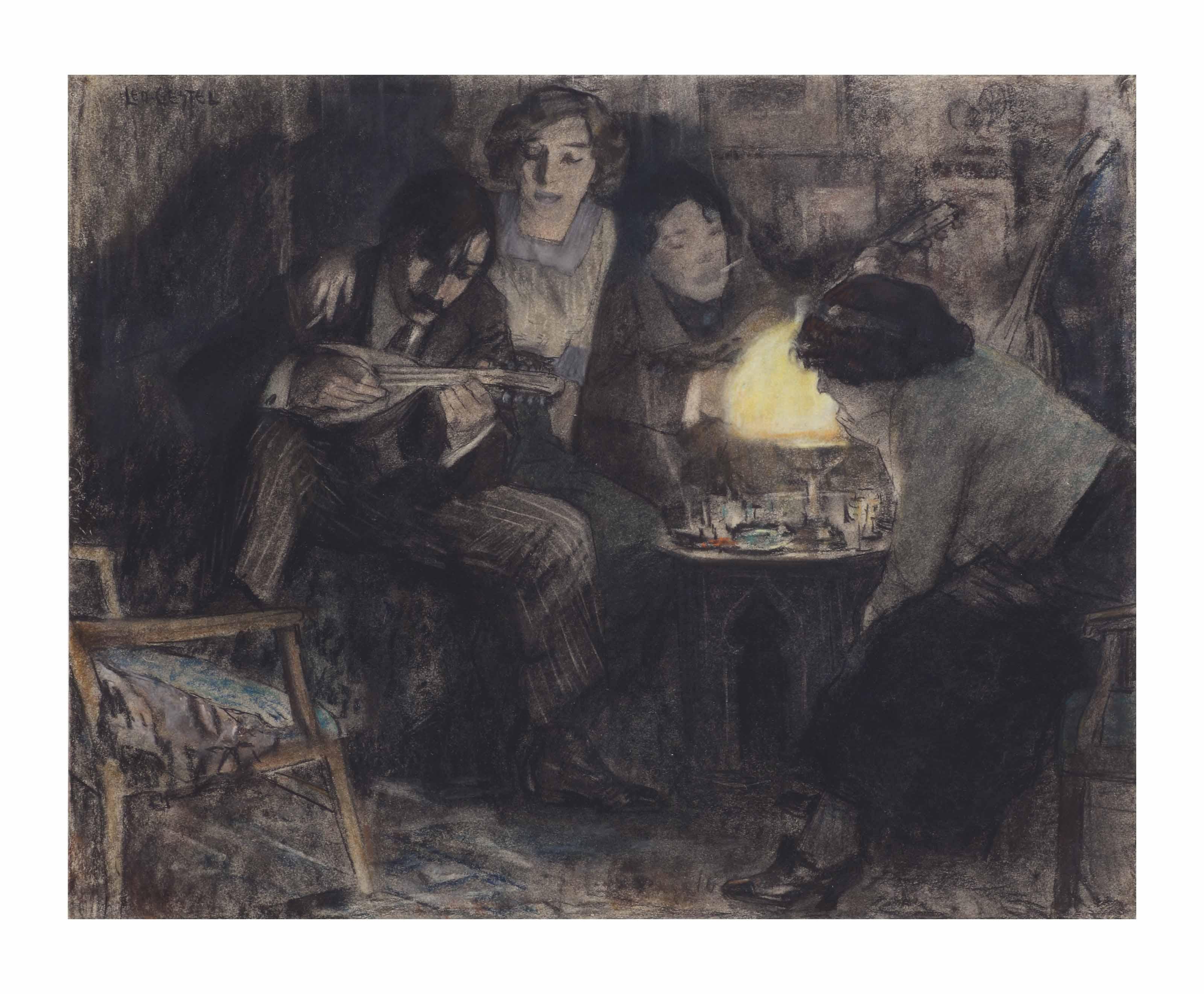 Leo Gestel - An evening at the \'Jan Steenzolder\'