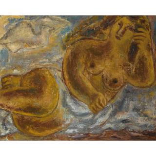 Leo Gestel - Dutch Liggend Naakt