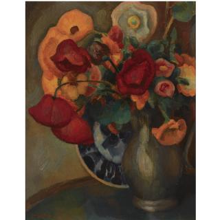 Leo Gestel - Dutch Stilleven Met Bloemen (No. 5)