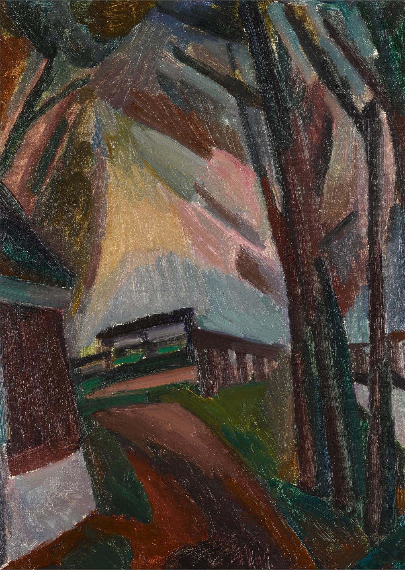 Leo Gestel - Landschap Bergen (Mountain Landscape)