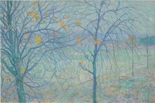 Leo Gestel - Landschap in Blauw (Landscape in Blue) or Verloren pracht (Lost Splendour)