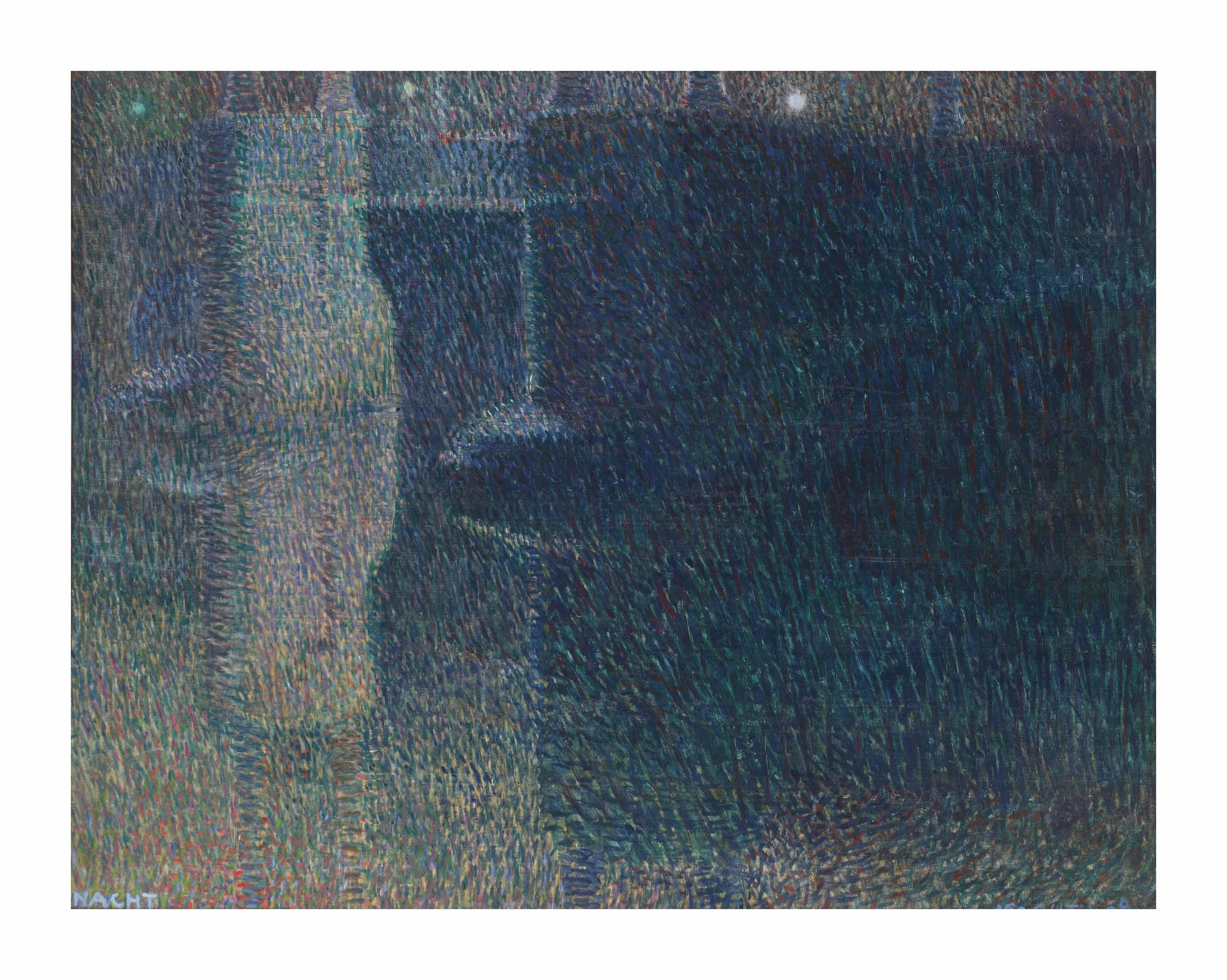 Leo Gestel - Nacht (Amstelbrug in Amsterdam)