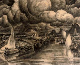 Leo Gestel - Noordhollands Kanaal near Koedijk