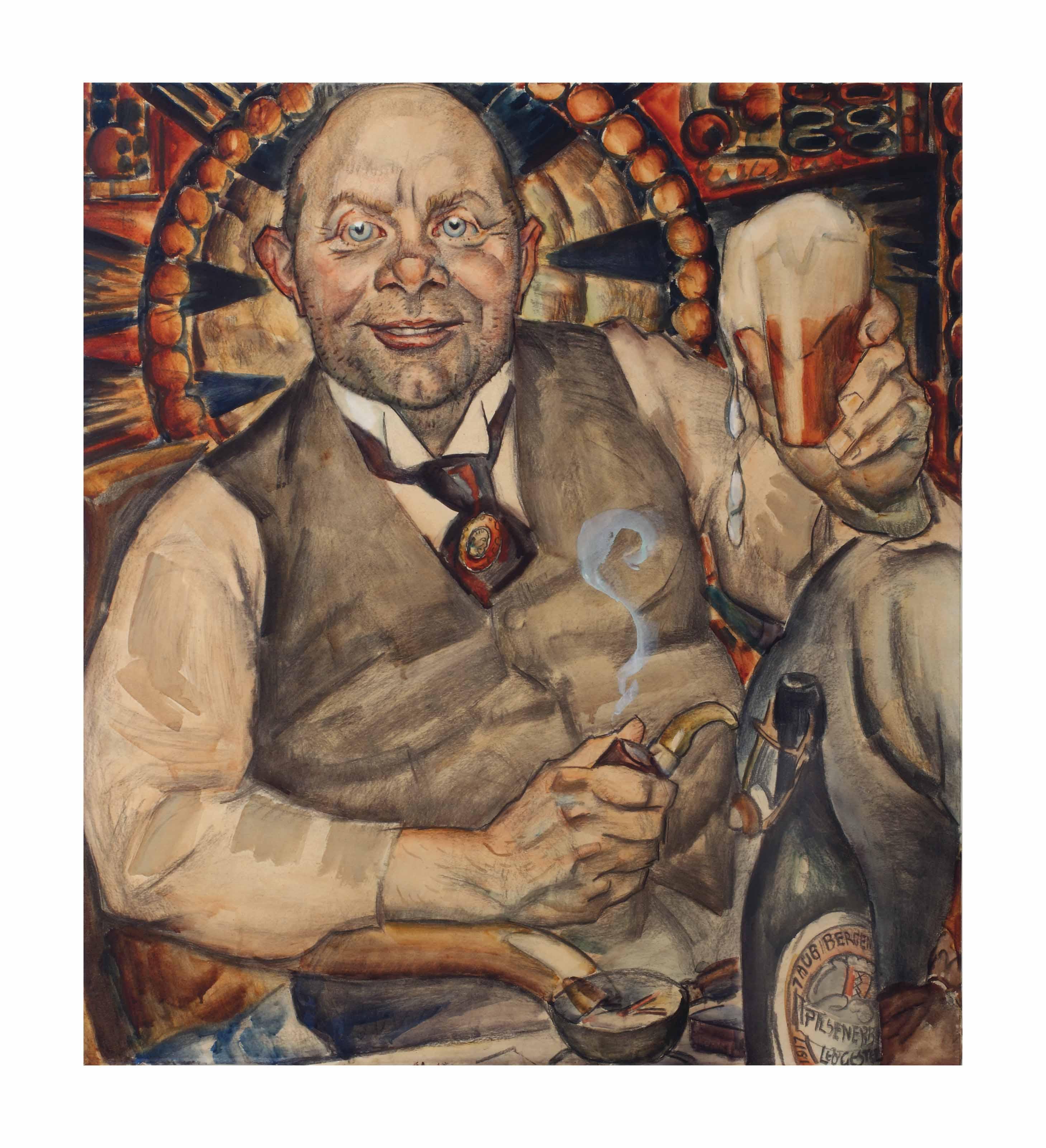 Leo Gestel - Portrait of Piet Boendermaker