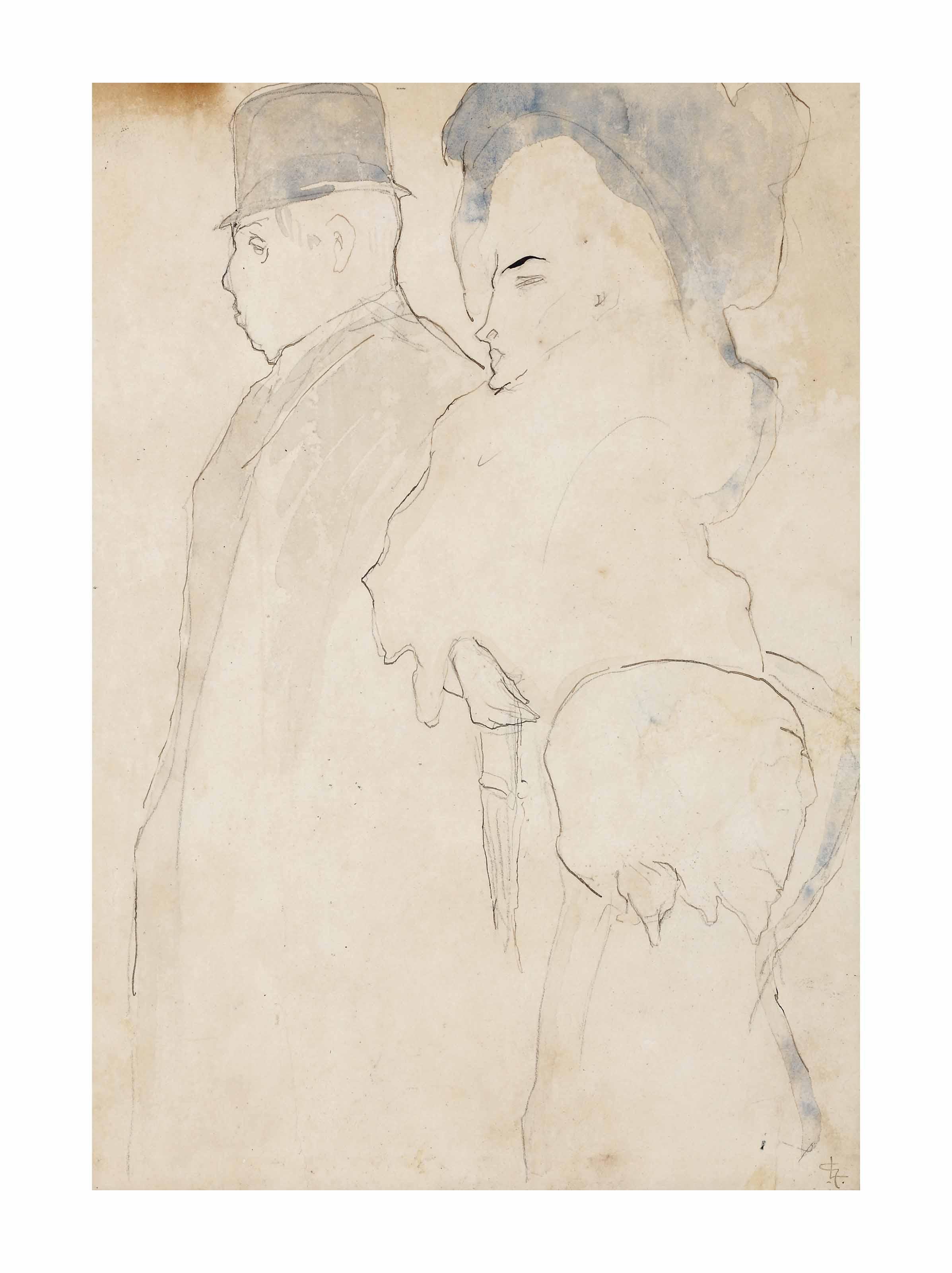 Leo Gestel - Strolling Couple