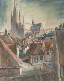 Leo Gestel - Uitzicht Over Woerden