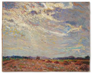 Leo Gestel - Zomerdag (Landschap bij Montfoort) (Summer day (Landscape near Montfoort))