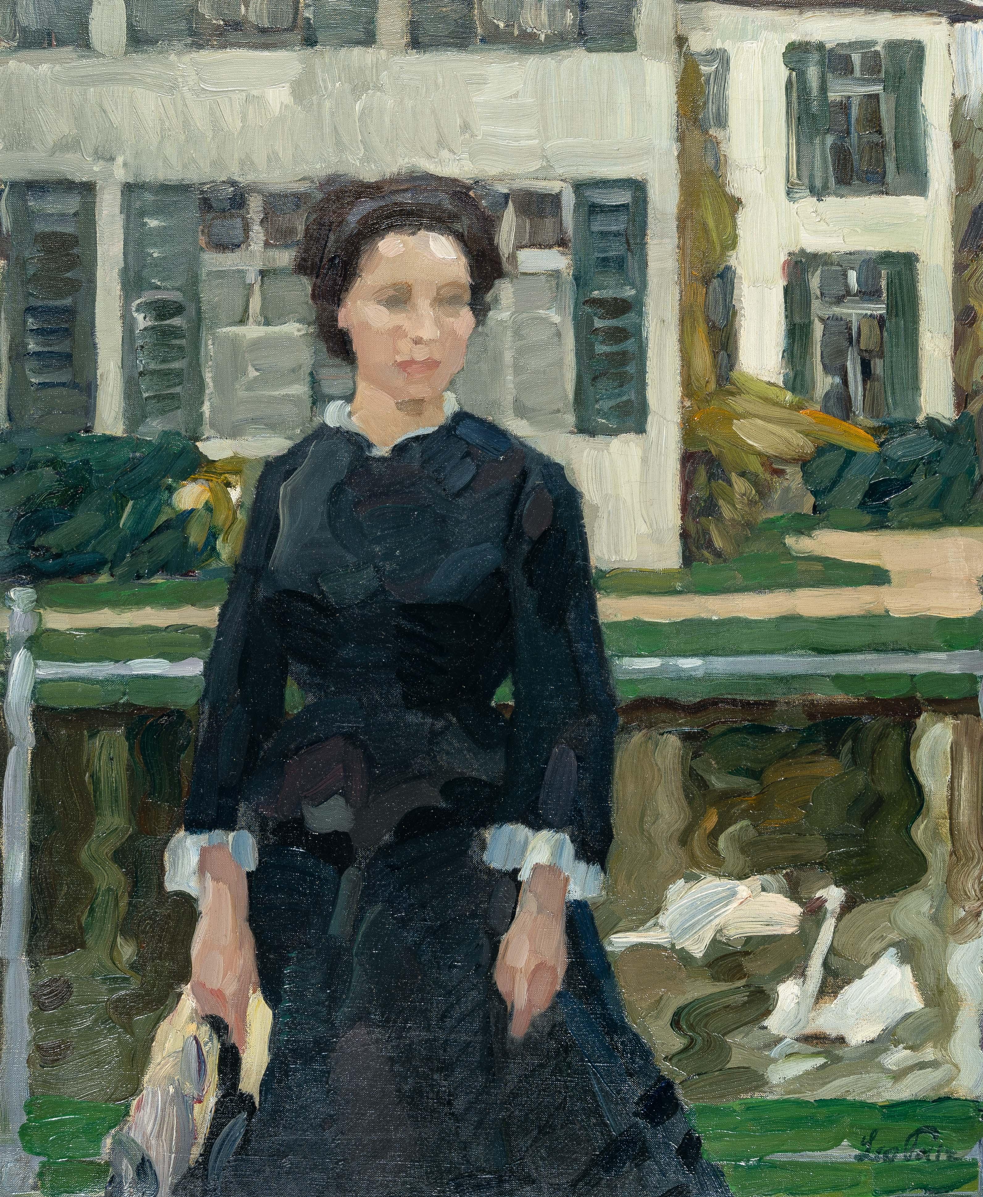 Leo Putz - Bildnis (Frieda Blell)