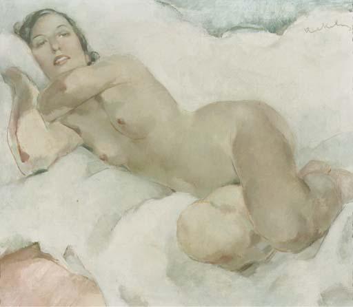 Leo Van Eekelen - Reclining nude