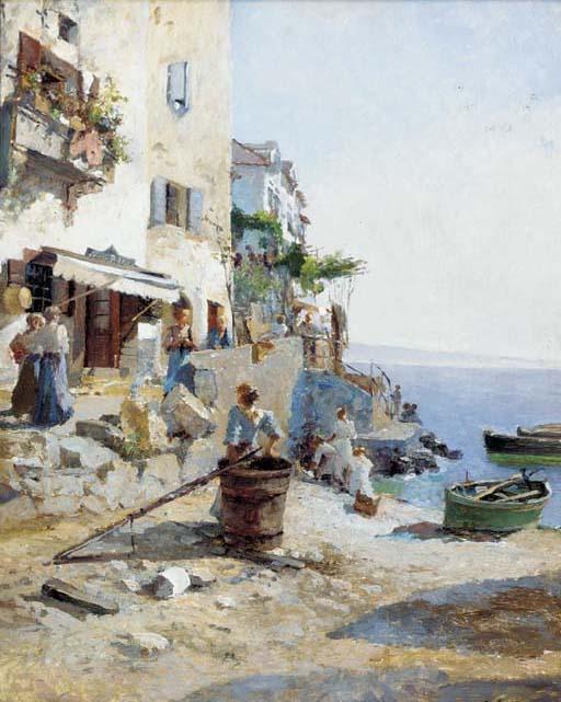 Leo Von Littrow - A sunny day on the Amalfi coast