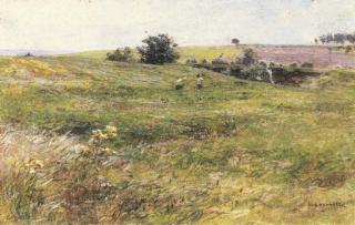 Léon-Auguste Lhermitte - Fauchers dans un Paysage