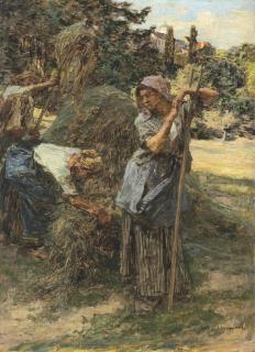 Léon Augustin Lhermitte - Faneuse Ou Fenaison