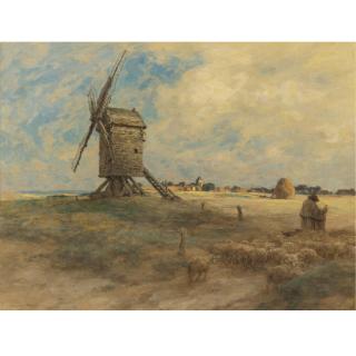 Léon-Augustin Lhermitte - French Le Vieux Moulin
