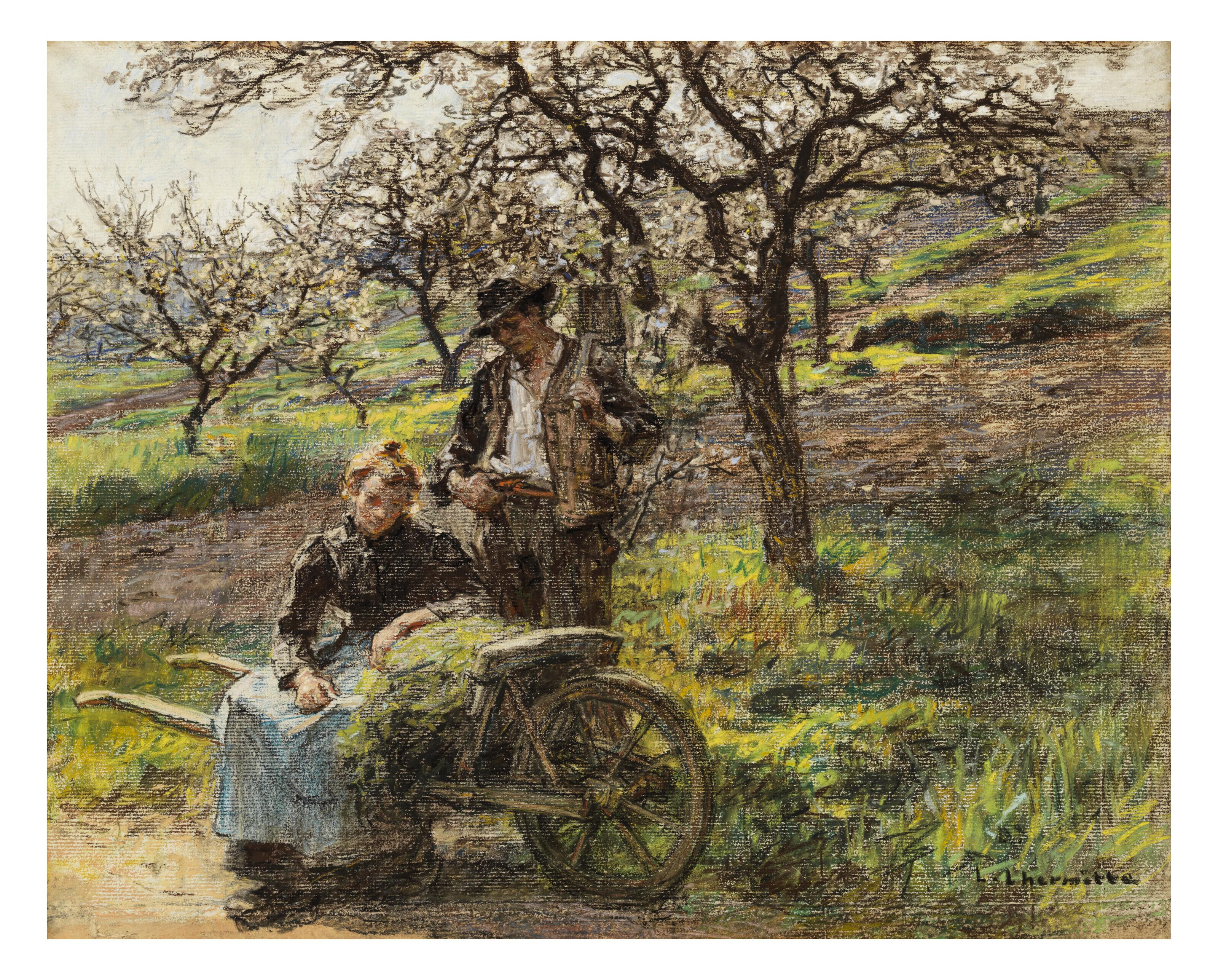 Léon Augustin Lhermitte - Idylle