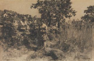 Léon Augustin Lhermitte - Les Amoureux or Idylle