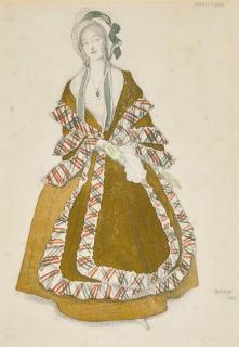 Léon Bakst - An Elegant Lady in the Ballet Les Papillons