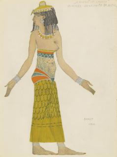 Léon Bakst - Costume Design For Hélène De Sparte
