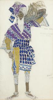Léon Bakst - Costume Design For Le Dieu Bleu