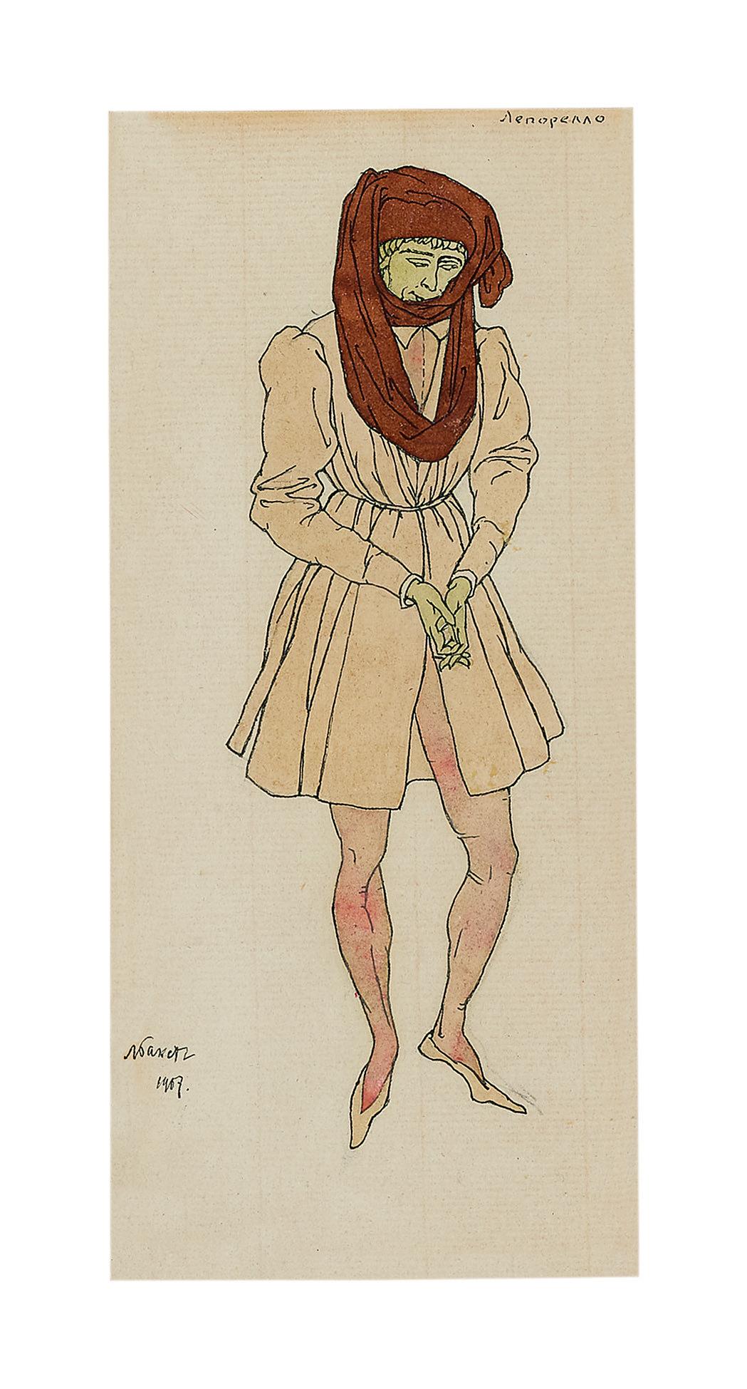 Léon Bakst - Costume Designs For \