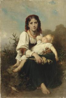 Léon Bazile Perrault - \'La Soeur gardienne\'