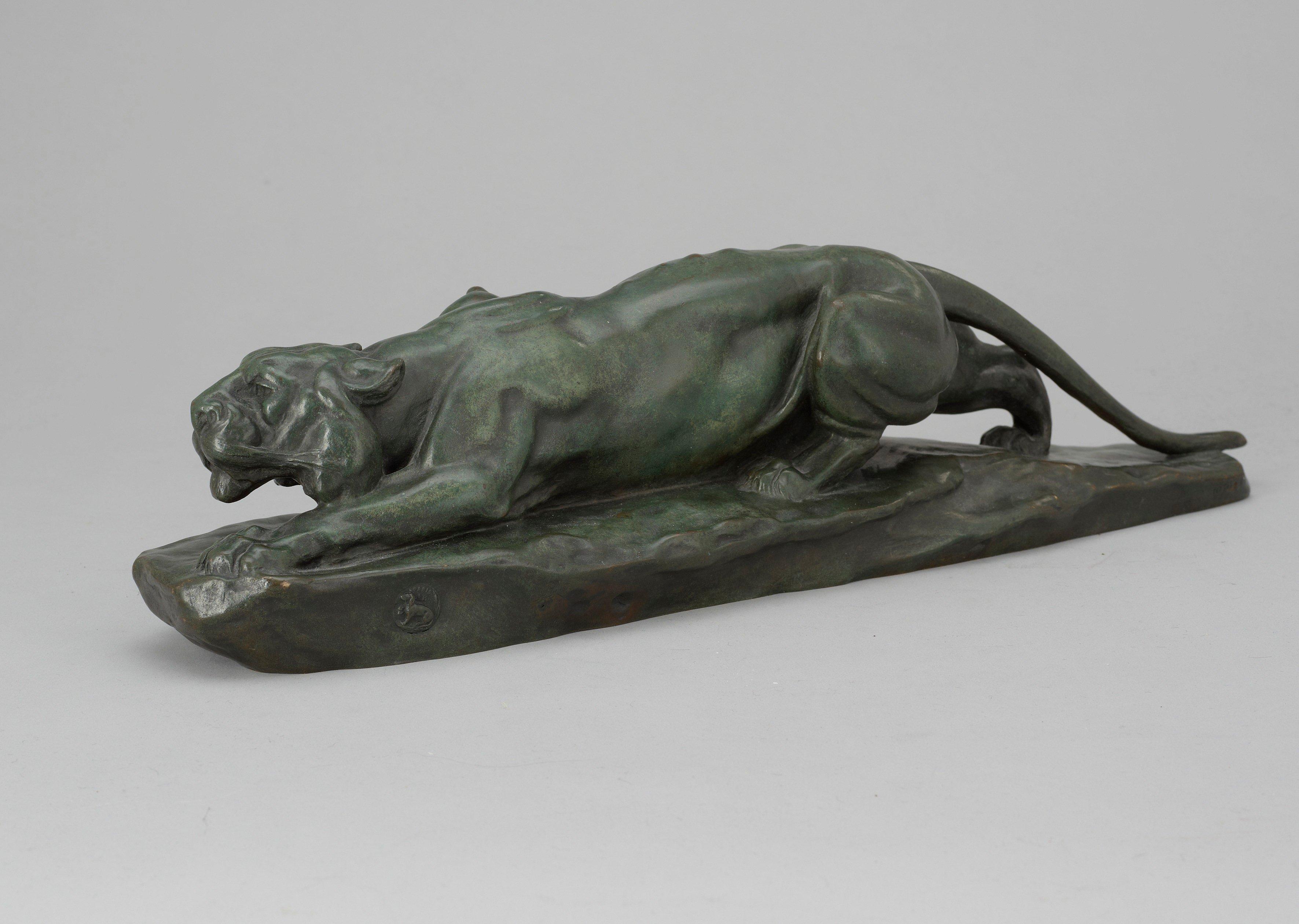 Léon Bureau - Panther before the attack