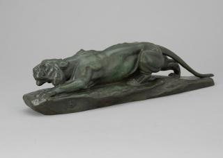 Léon Bureau - Panther before the attack