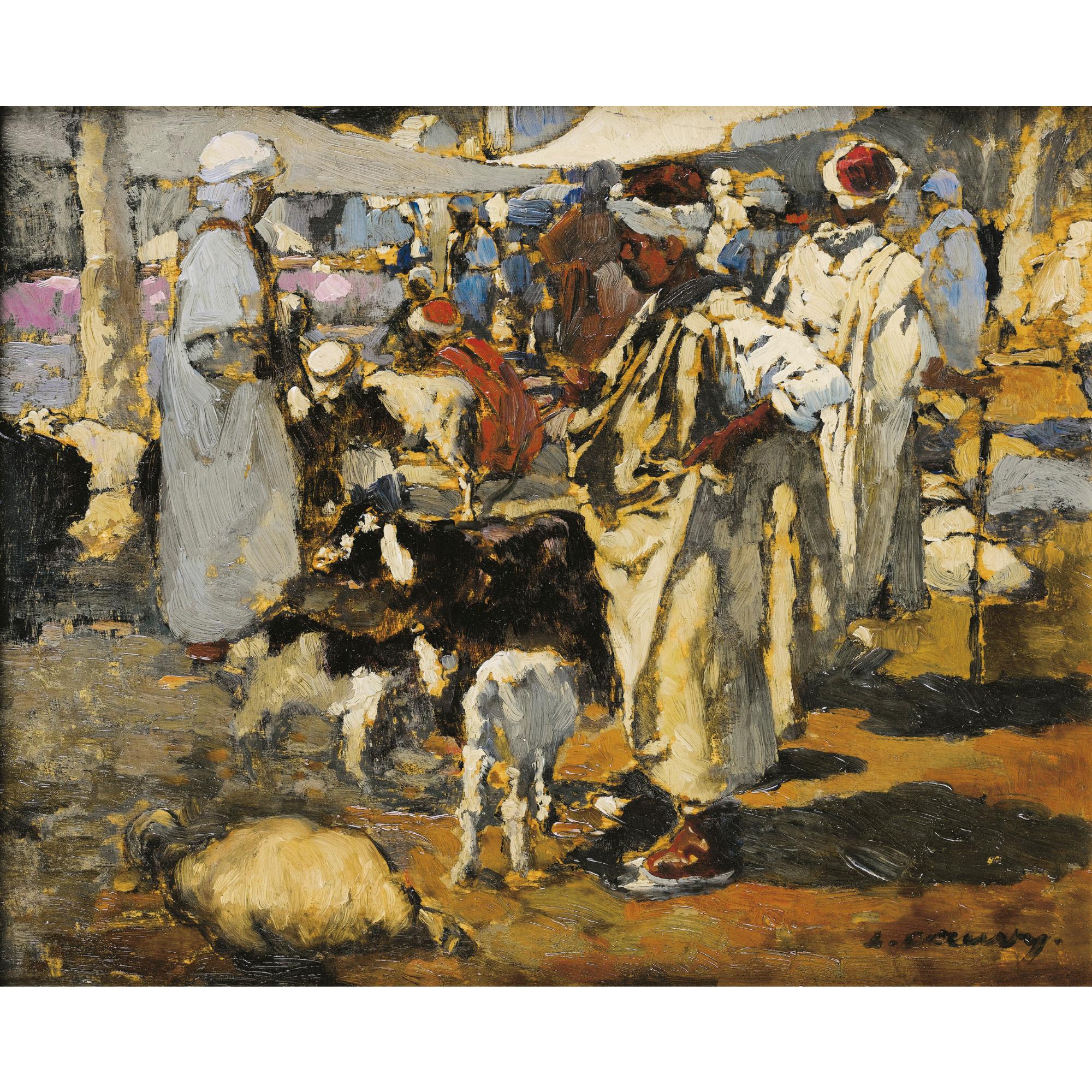 Léon Cauvy - Marché Arabe