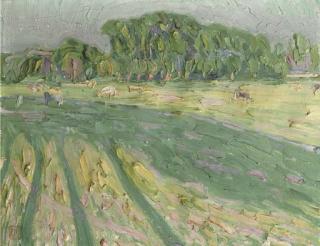 Léon De Smet - Cows in a meadow