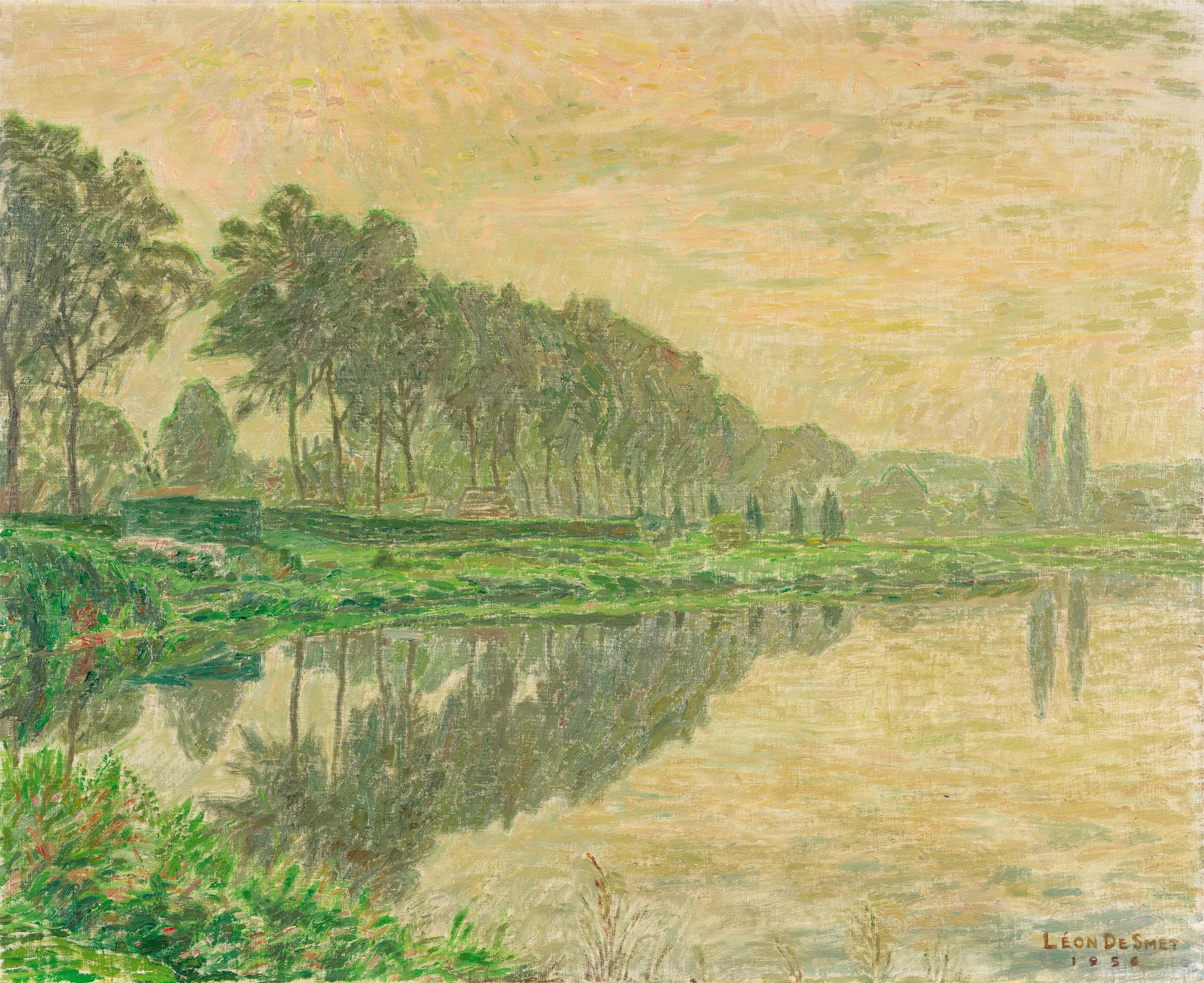 Léon de Smet - Flusslandschaft