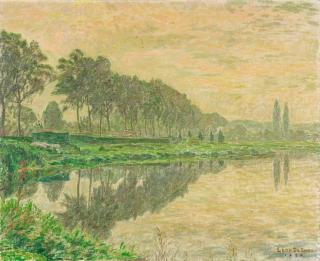 Léon de Smet - Flusslandschaft